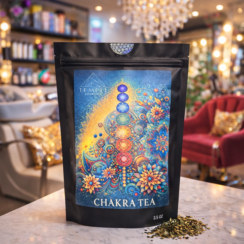 Temple Chakra Ritual and Herbal Tea products. Professional holistic education for Hairstylist and Japanese head spa practitioners in Canada and north America.